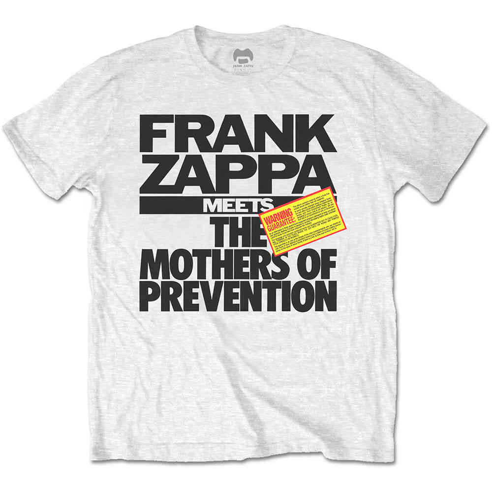 Frank Zappa - The Mothers Of Prevention Mens T-shirt - White